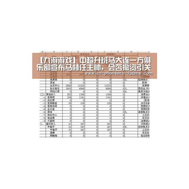 【九游游戏】中超升班马大连一方俱乐部宣布
